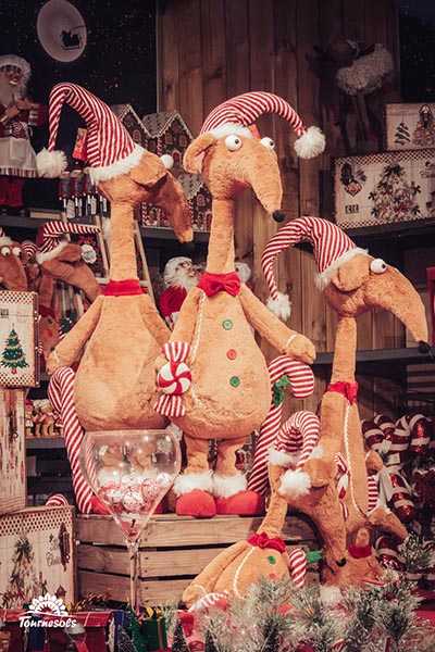 Peluches amusantes pour les décorations de Noël
